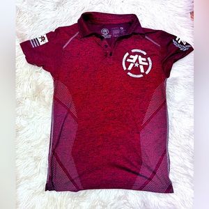 Mens Med collared American fighter shirt